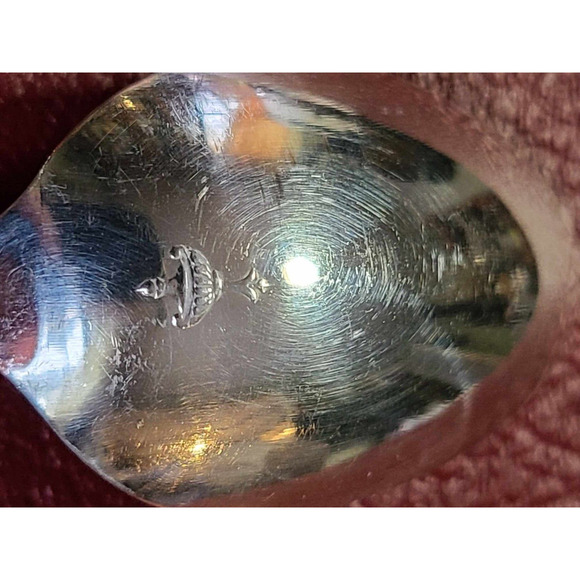 Antique 24pc Rogers Bros XS Triple Silver Plated Monogrammed A Heraldic Flatware - Picture 7 of 14